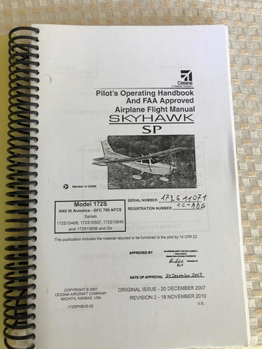 Manual De Vuelo Cessna Skyhawk Sp 172s