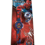 Reloj Spiderman Con Luz Digital Infantil Niño