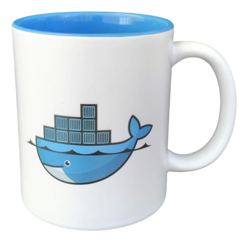 Taza Programador Docker, Desarrollador Docker