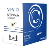 Cable Ethernet Lan Vivo 250 Ft A Granel Utp Cat-5e