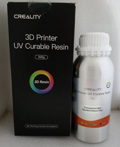 Resina Creality Uv Curable  Plus Colores Transparentes 500 G