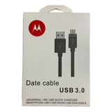 Cable Cargador Microusb V8 Para Motorola Turbo Moto E5 E4 G5