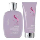 Alfaparf Shampoo + Acondicionador Smooth Alisador 250 Y 200