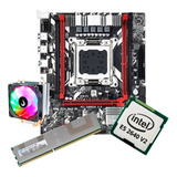 Kit Gamer Placa Mãe X79 Red Intel Xeon E5 2640 V2 4gb Ddr3