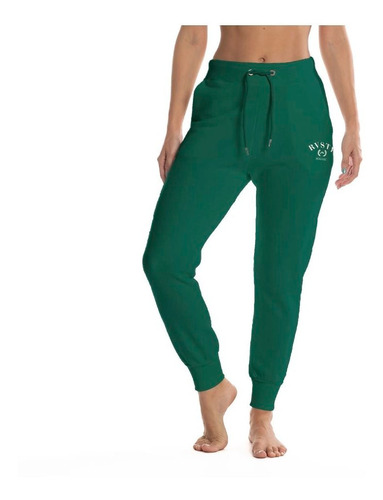 Rusty Classic Trackpant Verde Pantalon Jogging Mujer