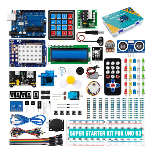 Kit De Inicio Uno R3 Compatible Con Arduino Ide Hosyond