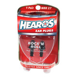 Hearos Rock N' Roll Ear Filters 1 Par Protectores + Case