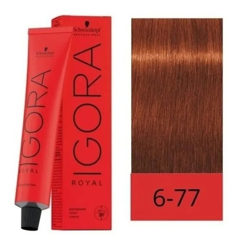 Tintura Igora Royal Tono 6.77 Schwarzkopf 60g Bp