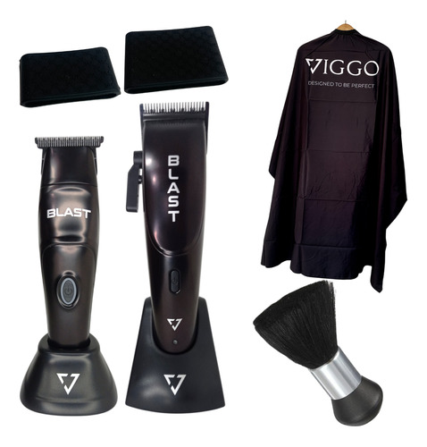 Combo Trimmer + Clipper Blast + Bandas + Capa Viggo Sacapelo