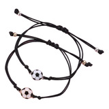 Pulsera Parejas Futbol Basquetball 2 Piezas Balon Amor Amigo