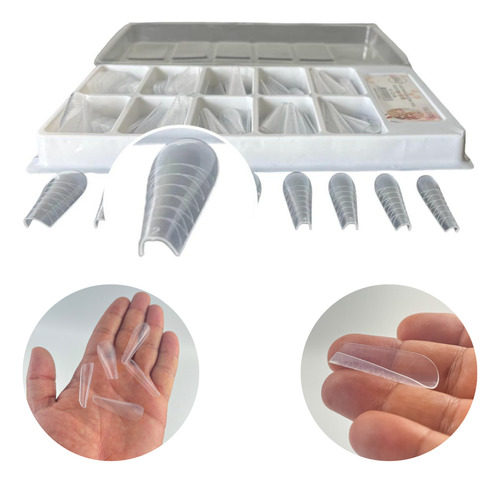 Molde F1 Mandorla C Unha De Gel Polygel 100 Unidades