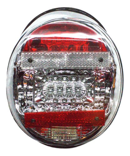 Par Calaveras Volkswagen Vocho Sedán Cristal Led 1974-2003