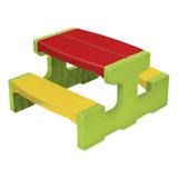 Mesa Infantil Con Bancos Picnic Table Rondi 