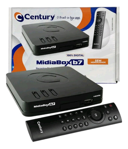 Kit 5 Receptores Midiabox B7 Century Midia Box B7