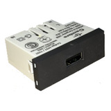 Toma Modulo Cargador Usb 220v 5v Cambre Xxii Blanco / Gris