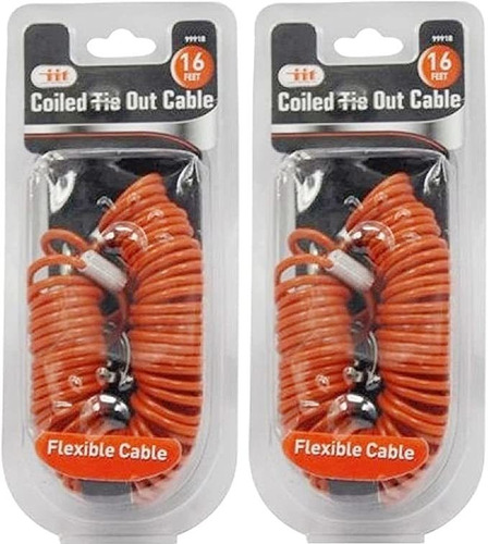 Iit 99918 Tie Out - Cable En Espiral - 16 Empanadas