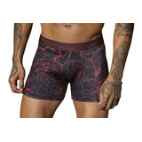 Boxer Algodon Lycra Elastico Pinza Estampado Marmol  Xy 1392