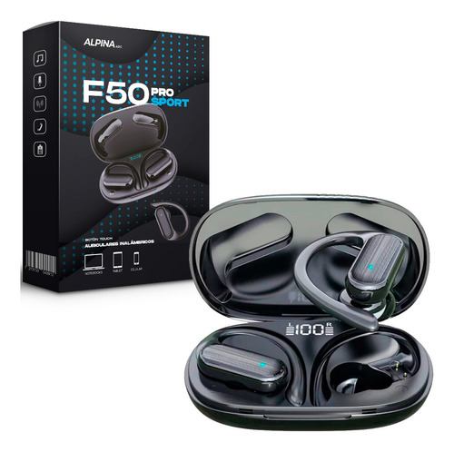 Auriculares Inalambricos Deportivos Gancho Alpina F50 Pro