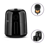 Fritadeira Air Fryer Preta Com Timer De 60 Min 120 Volts Cor Preto