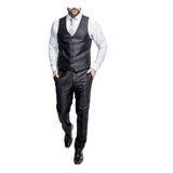 Colete Social Masculino Slim Poliviscose Encerado Exclusivo