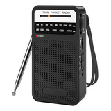 Radio De Bolsillo Am Fm, Radio De Transistores Con Altavoz,