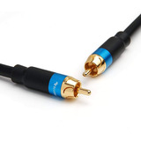 Cable De Audio Bluerigger Rca A Rca Para Subwoofer, 8 Pies