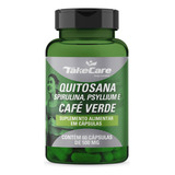 Quitosana+spirulina+psylium+café Verde 500mg 60cáp-take Care Sabor Sem Sabor