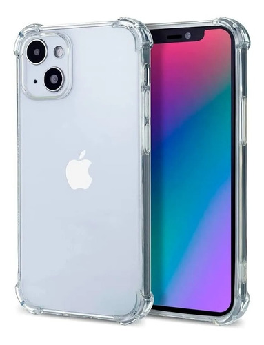 Funda Tpu Transparente Para iPhone 14 Plus + Vidrio 9d