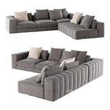 Sillon Sofa Esquinero Rinconero Paris Juego Living Chenille