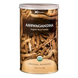 Polvo De Raíz Orgánico Ashwagandha - Ayurvedic 200g Sabor Sin Sabor