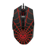 Mouse Gamer Óptico Alámbrico Marvel Original Spiderman Rgb