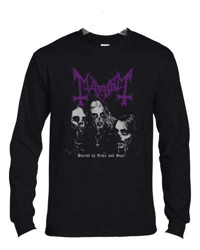 Polera Ml Mayhem Buried By Time And Dust Metal Abominatron