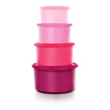 Tupperwareone Touch Topper Canister Juego De 4 Púrpura...