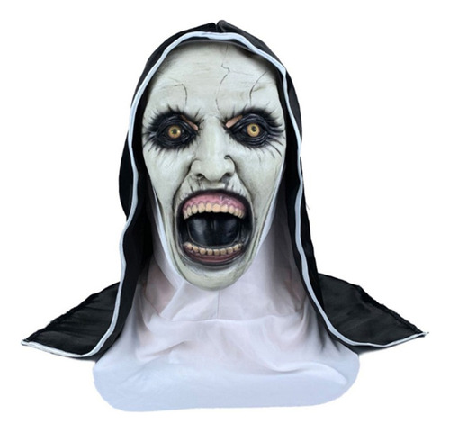 La Monja Máscara Látex The Nun Espanto Halloween Disfraz