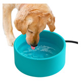 Tazón De Agua Calentada Para Mascotas 30 W Con Control Termo