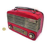 Radio Antigua Decorativa Metal Colección 23*10*17.5cm