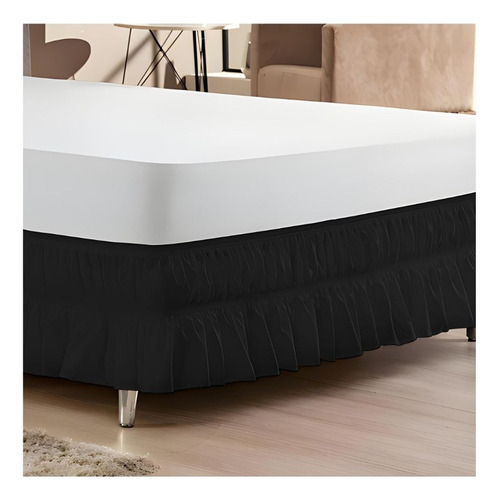 Saia Para Cama Box Casal Queen 2 Elásticos - Promoção