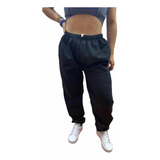 Pantalón Jogger Afelpado Para Mujer O Pants Jogger Moda