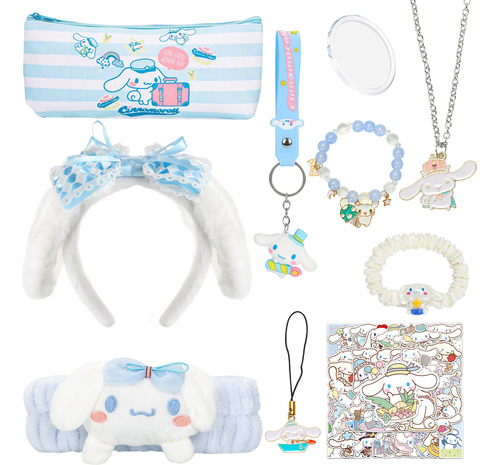 Betpleyu Cinnamoro Accessories Kawaii Cinnamoro Dog Gift Set