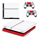 Skin Personalizado Para Ps4 Fat Sim.fibra De Carbono (0947)