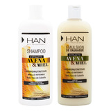 Han Kit Avena Miel Shampoo + Acondicionador Reparador 500ml