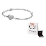 Brazalete Pulsera Pandora Original Charm De Regalo + Bolsa