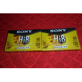 Cassettes Sony 8mm, Digital 8 2 Piezas Nuevos Sellados