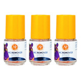 Pack 3 Pzs Removedor De Cuticula Para Uñas 15 Ml , Mc Nails