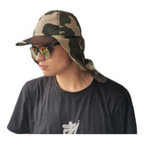 Gorra Camuflada Safari Cachucha Militar Protege Cuello Capa