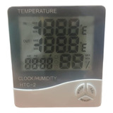 Reloj Termohigrometro Digital Sonda Temperatura Humedad Htc2