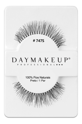 Cilios Daymakeup #747s Human Hair 100% Fios Naturais