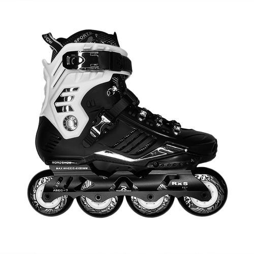 Patines Road Show Free Style Negro Blanco + Envio + Regalos