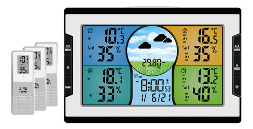 Reloj Digital Multifunción Temp..hum. Alarm .