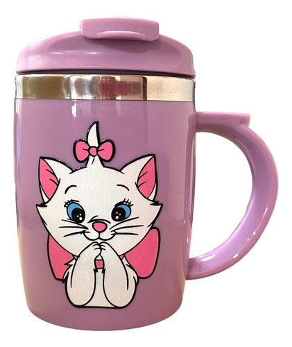 Mug Taza Tazon Termico Marie Aristogatos Termo Keep  400 Ml